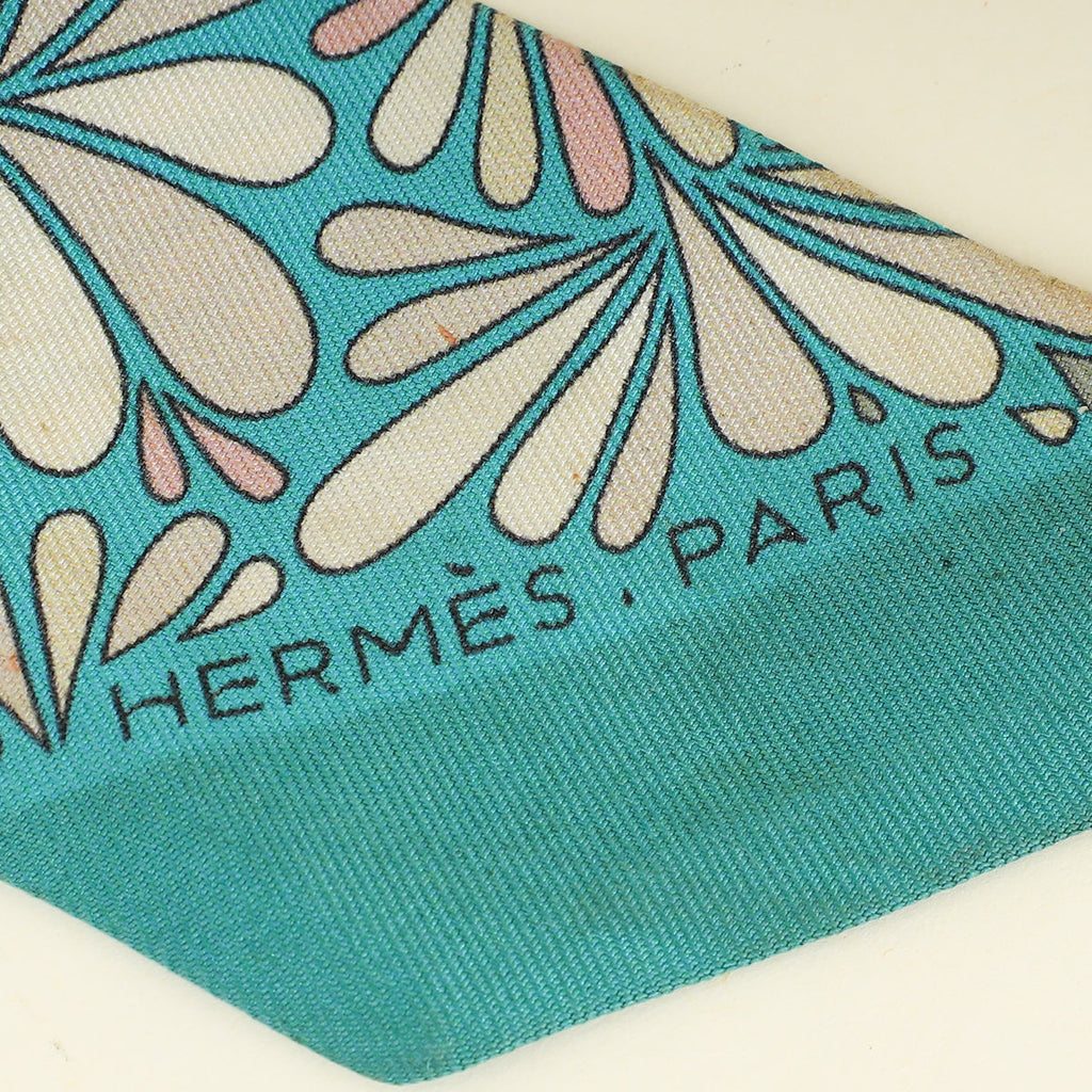Hermes Multicolor Millefleurs Du Mexique Print Silk Twilly
