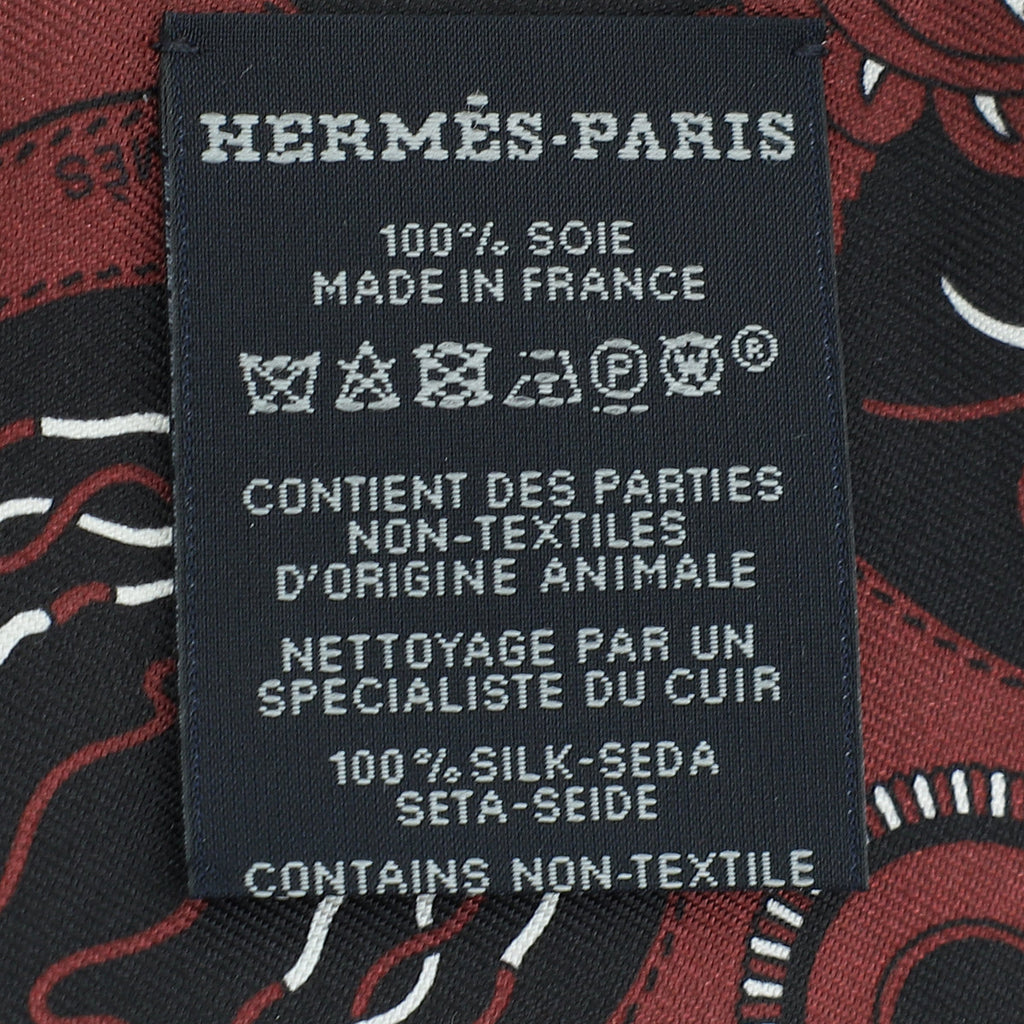 Hermes Rouge H Festival des Amazones Bandana Folk Twilly