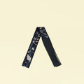 Hermes Multicolor Les Cles a Pois Leather Fringes Twilly