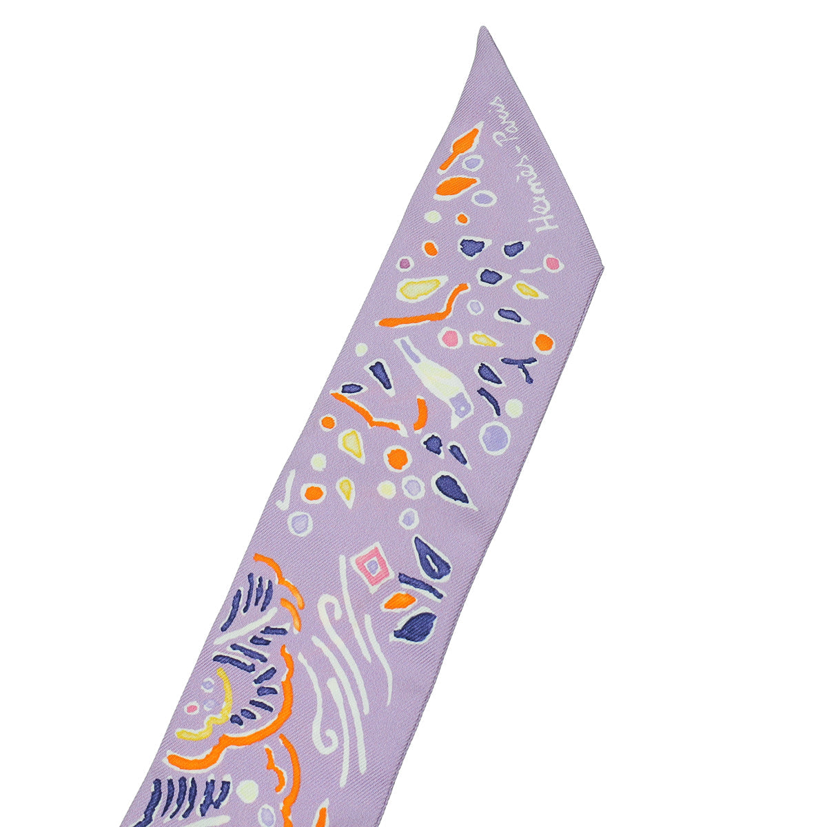 Hermes Lilas Multicolor Isola Di Primavera Silk Twilly