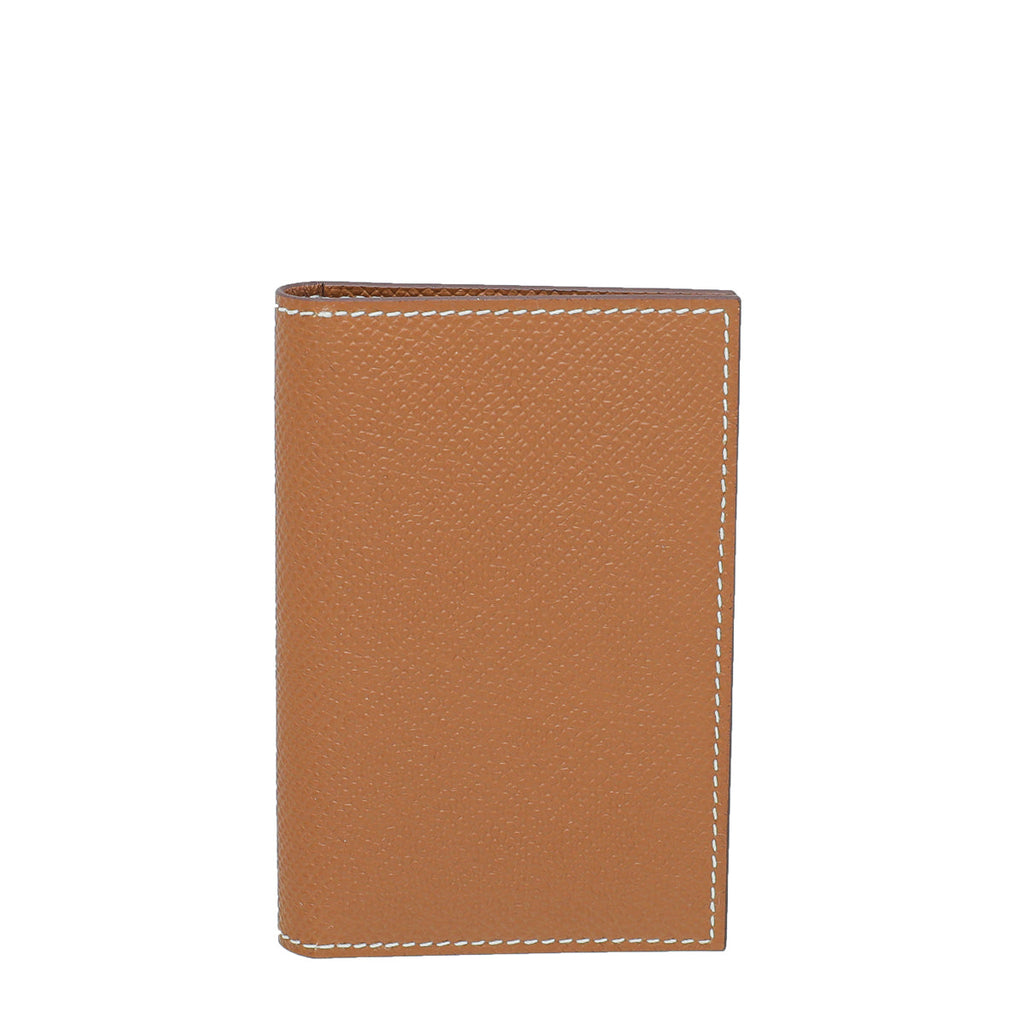 Hermes Gold MC2 Euclide Card Holder Case