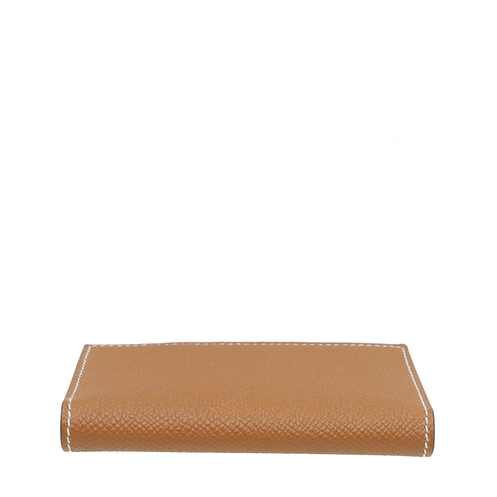 Hermes Gold MC2 Euclide Card Holder Case