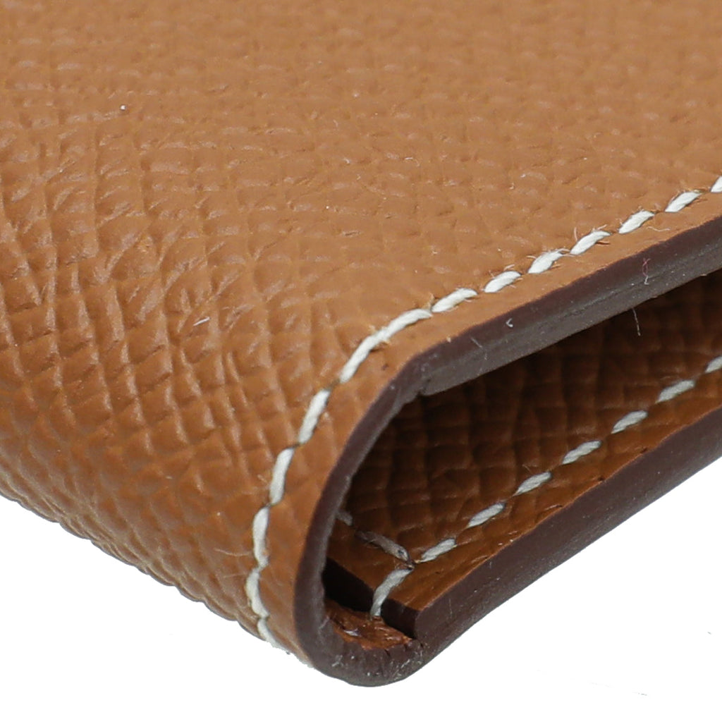 Hermes Gold MC2 Euclide Card Holder Case