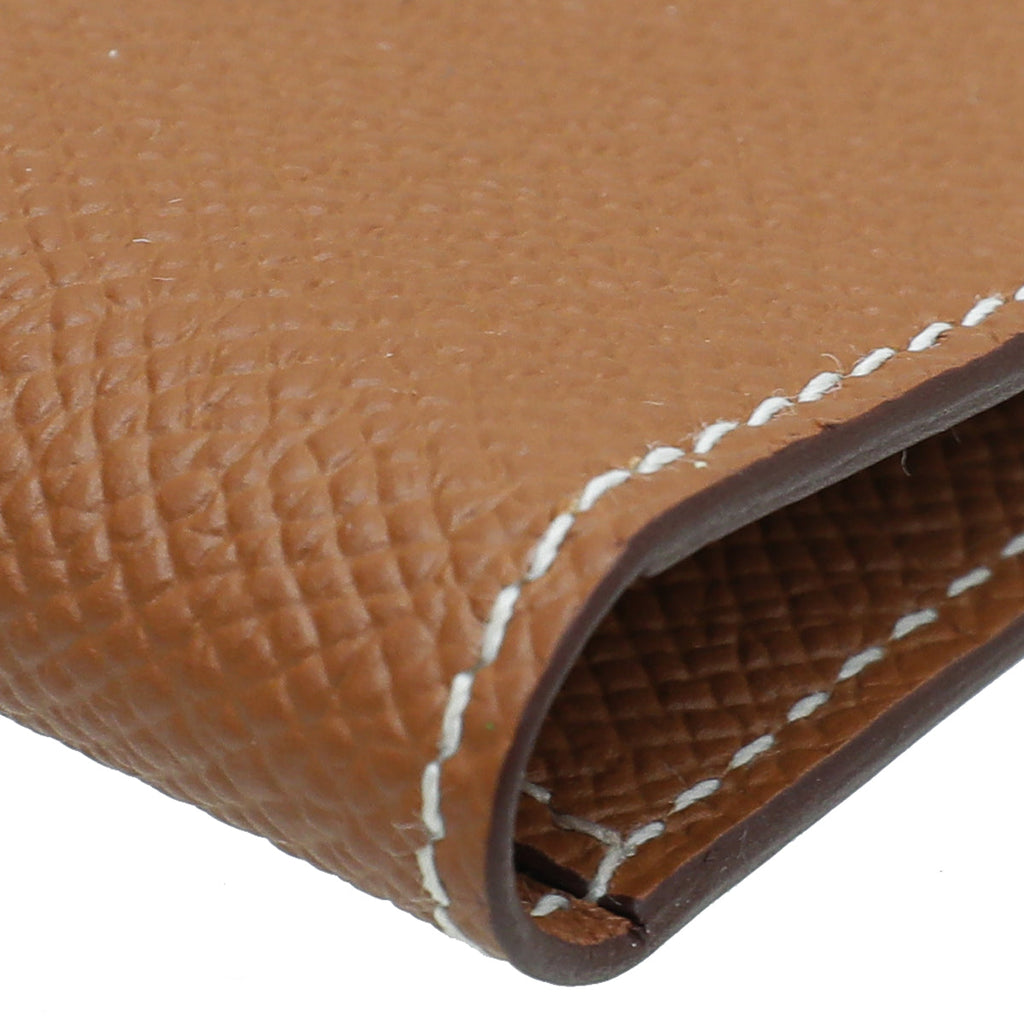 Hermes Gold MC2 Euclide Card Holder Case