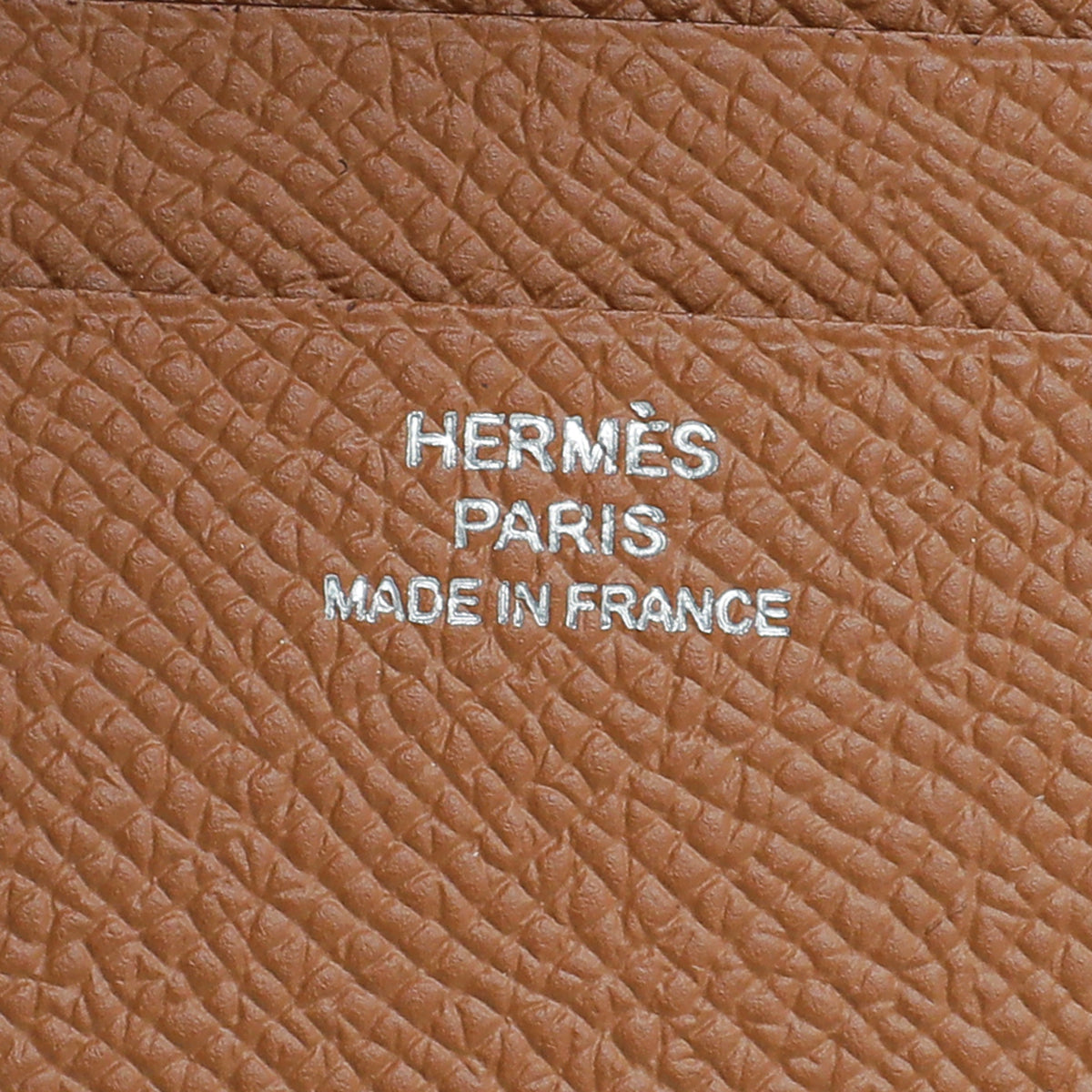 Hermes Gold MC2 Euclide Card Holder Case