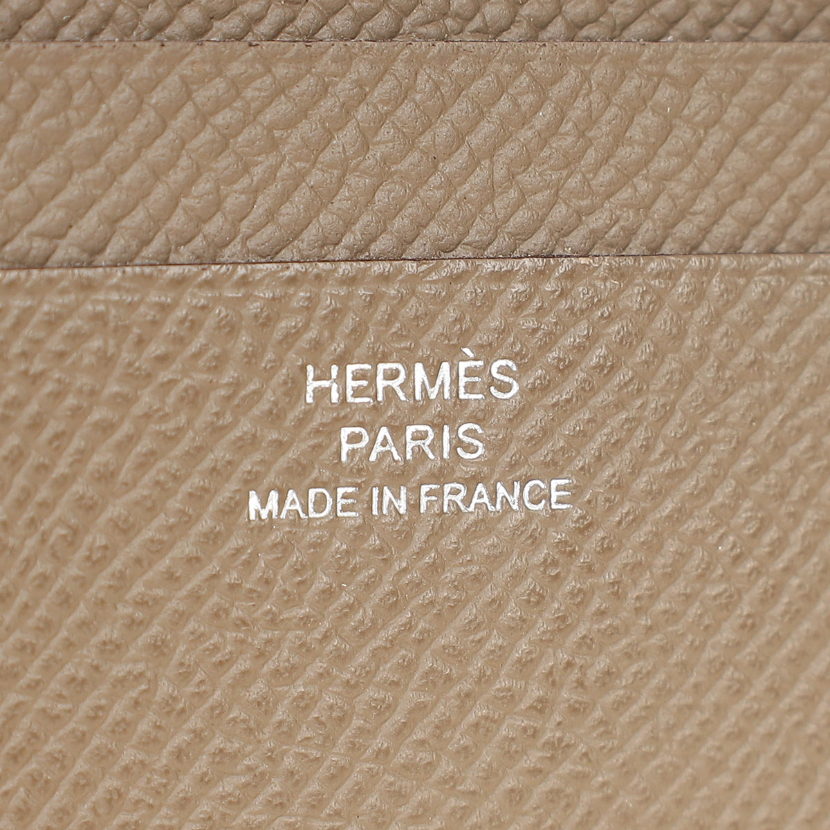 Hermes Etoupe MC² Euclide Card Holder