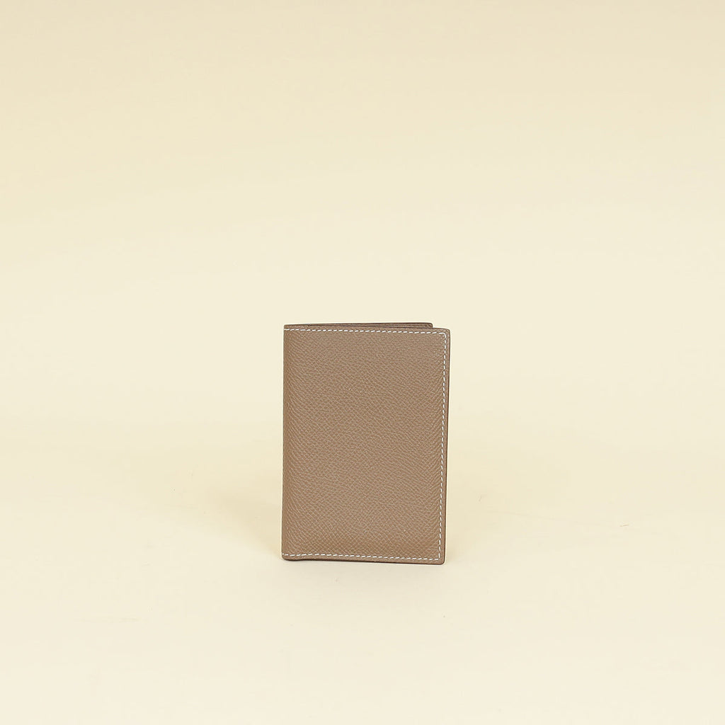 Hermes Etoupe MC² Euclide Card Holder