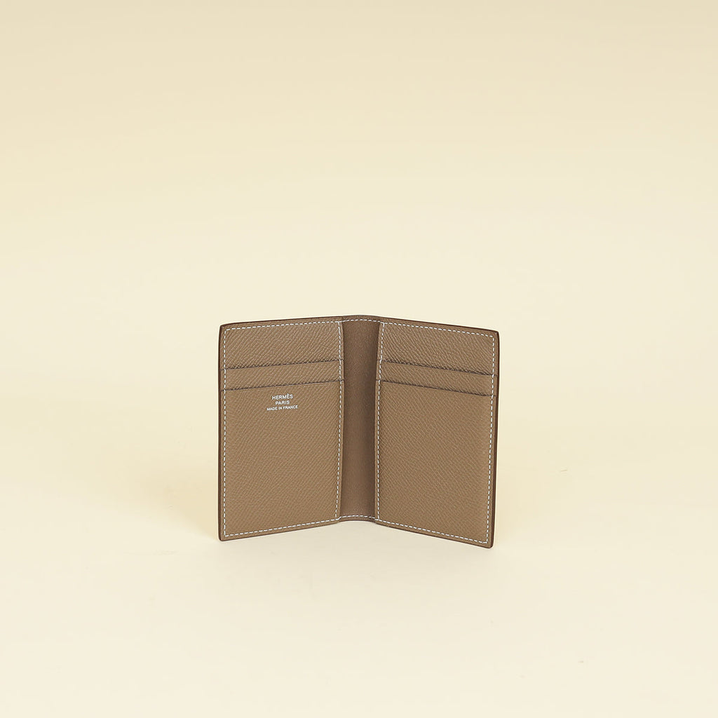 Hermes Etoupe MC² Euclide Card Holder