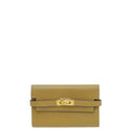 Hermes Biscuit Kelly Depliant Box Medium Wallet