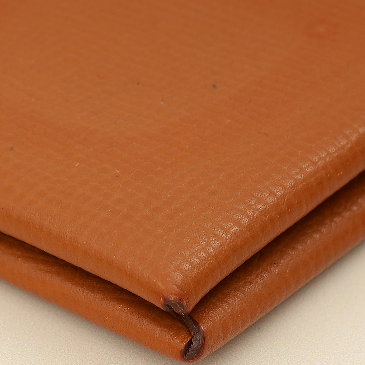 Hermes Gold Calvi Card Holder
