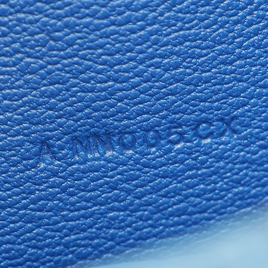 Hermes Bleu Izmir Alligator Kelly Classic Wallet