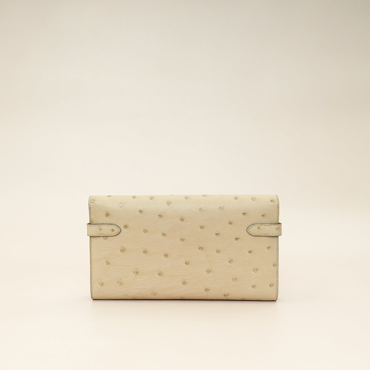 Hermes Parchemin Ostrich Kelly Wallet