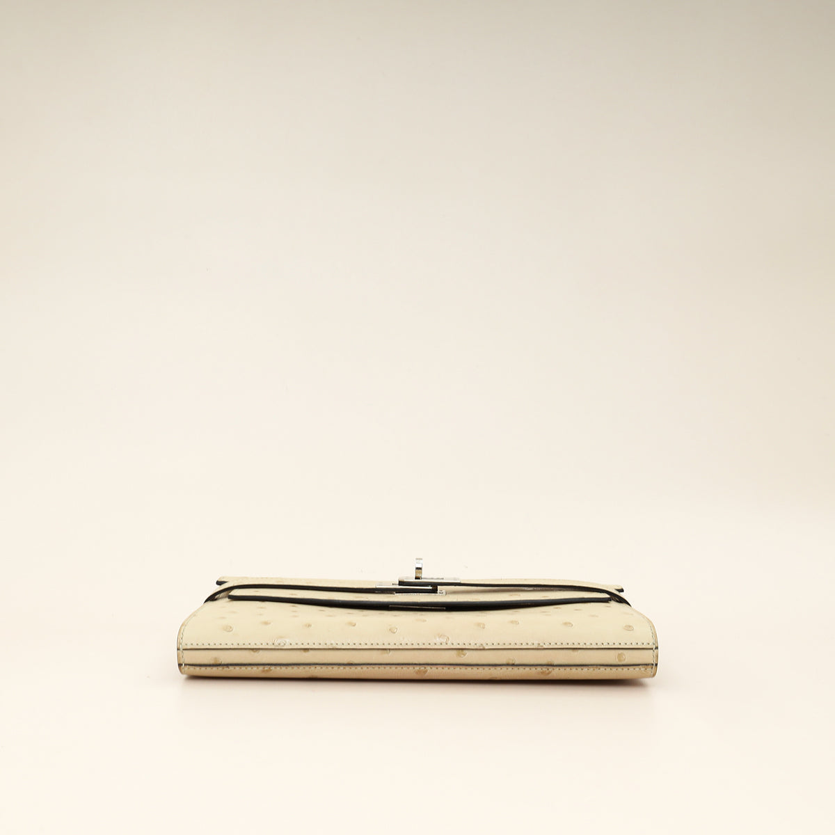 Hermes Parchemin Ostrich Kelly Wallet