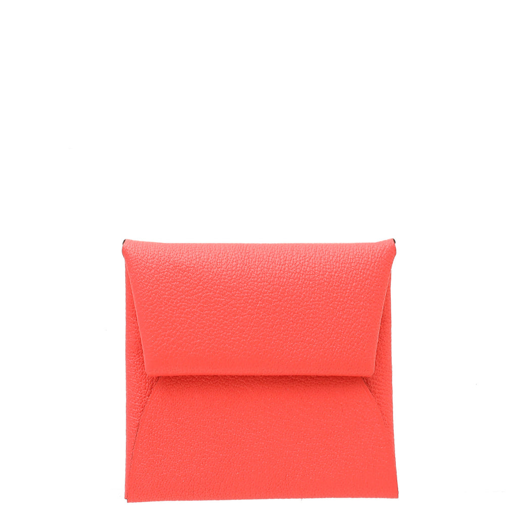 Hermes Rose Azalee Chamkila Bastia Change Purse