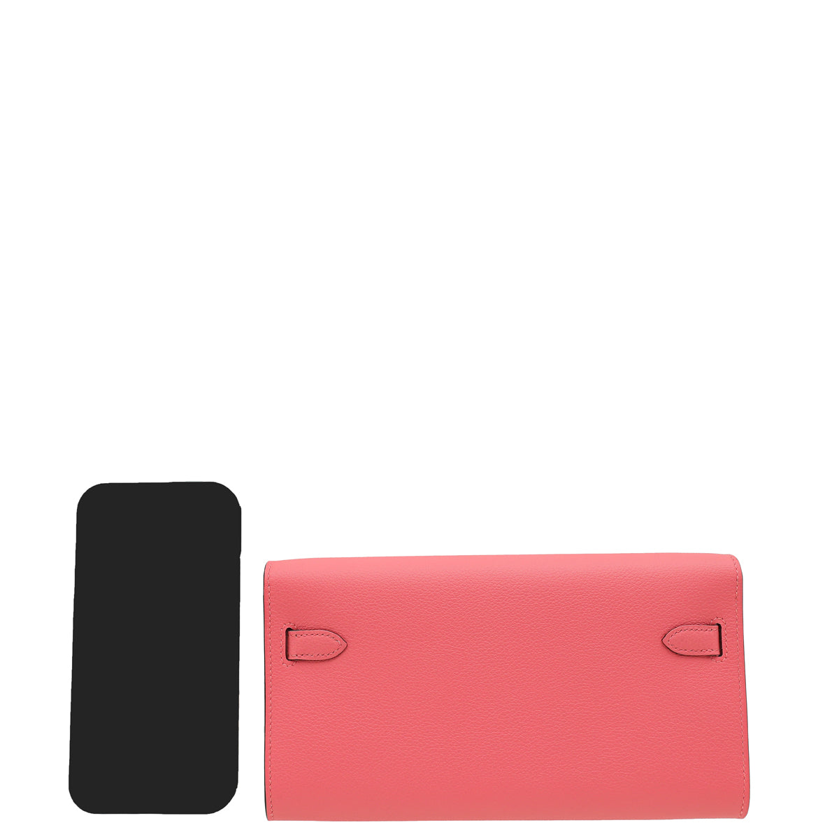 Hermes Rose Azalee Kelly To Go Evercolor Wallet