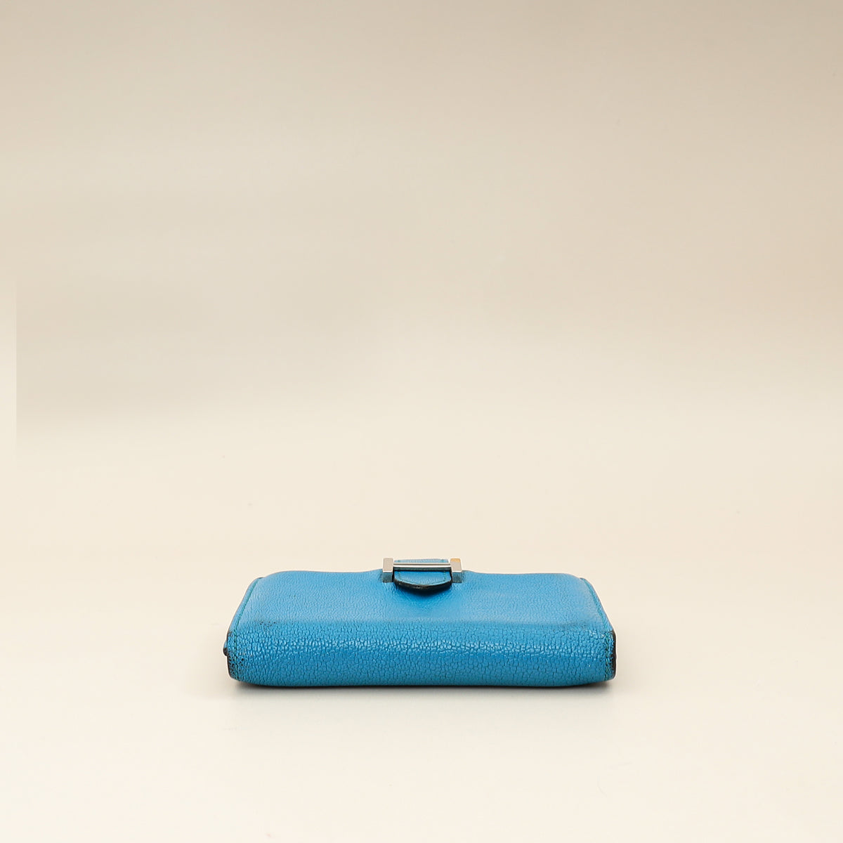Hermes Bleu Izmir Bearn Evercolor Wallet