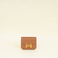 Hermes Gold Constance Slim Wallet