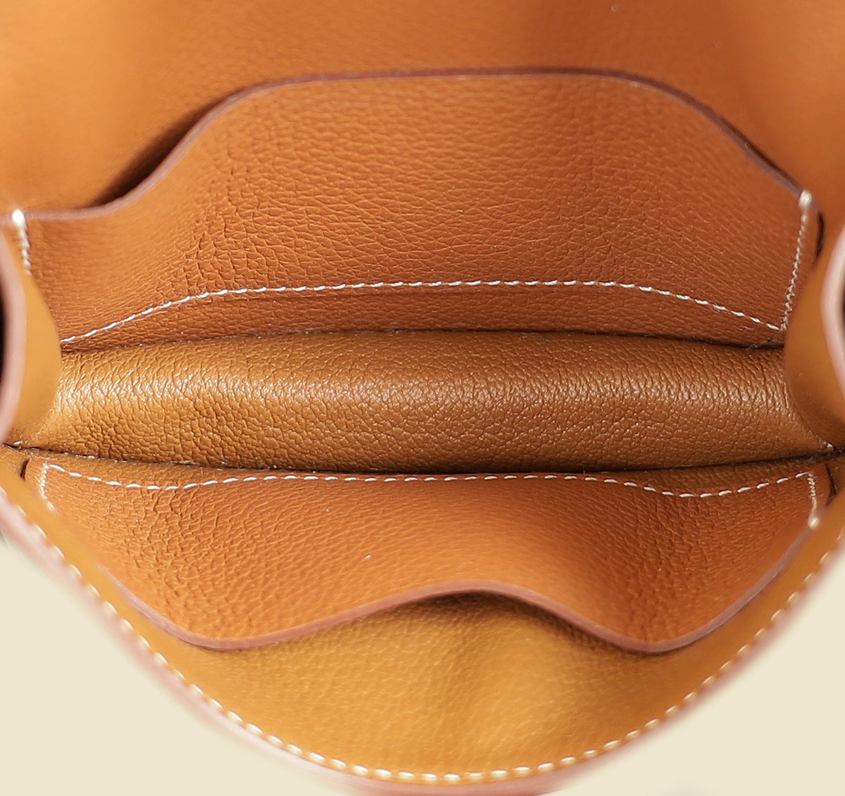 Hermes Gold Constance Slim Wallet