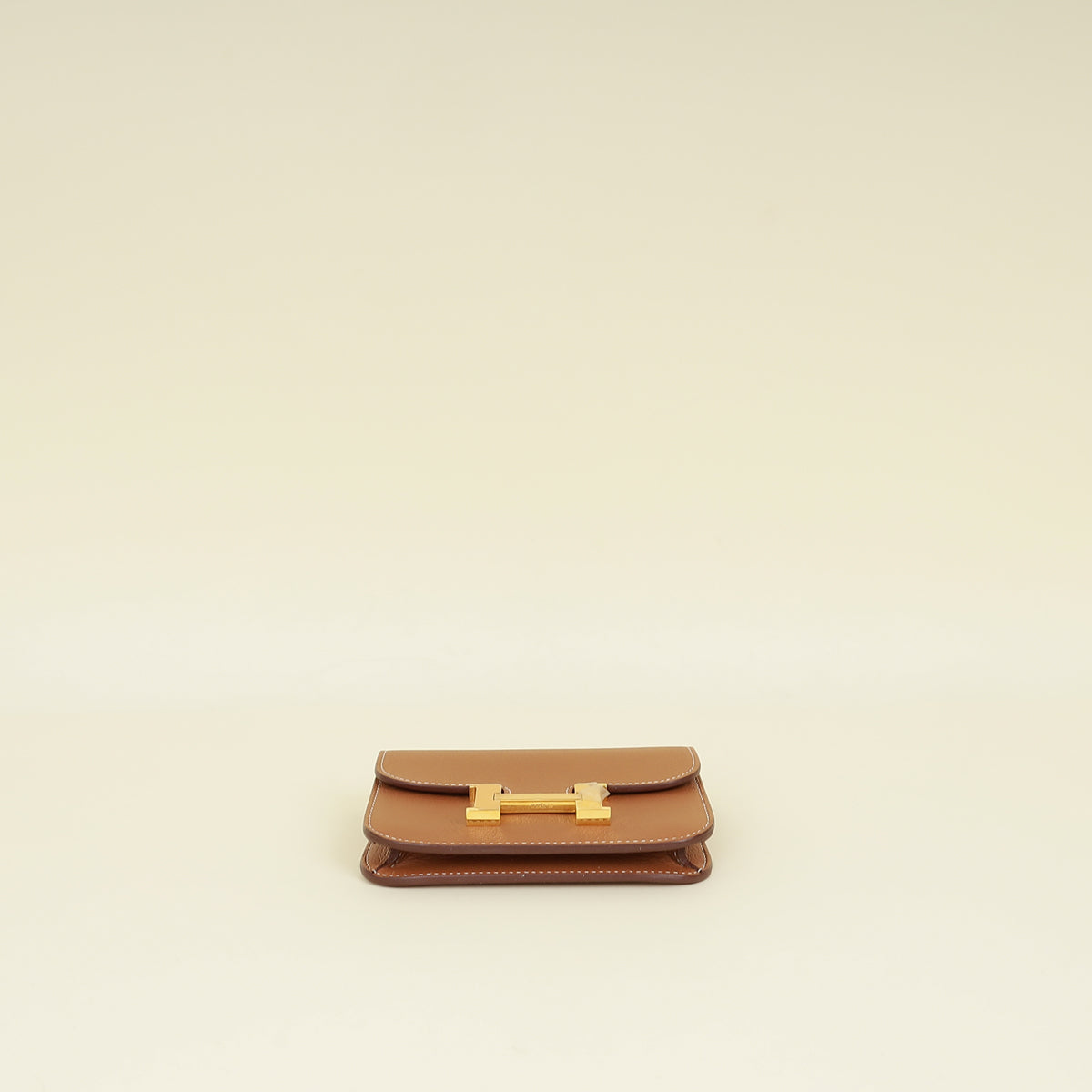 Hermes Gold Constance Slim Wallet