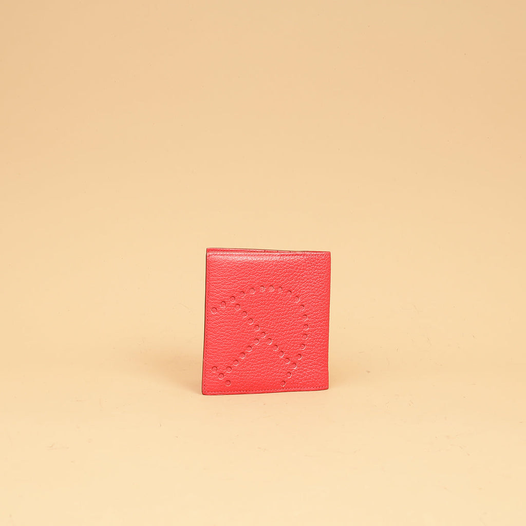 Hermes Bougainvillea Evelyne Card Wallet