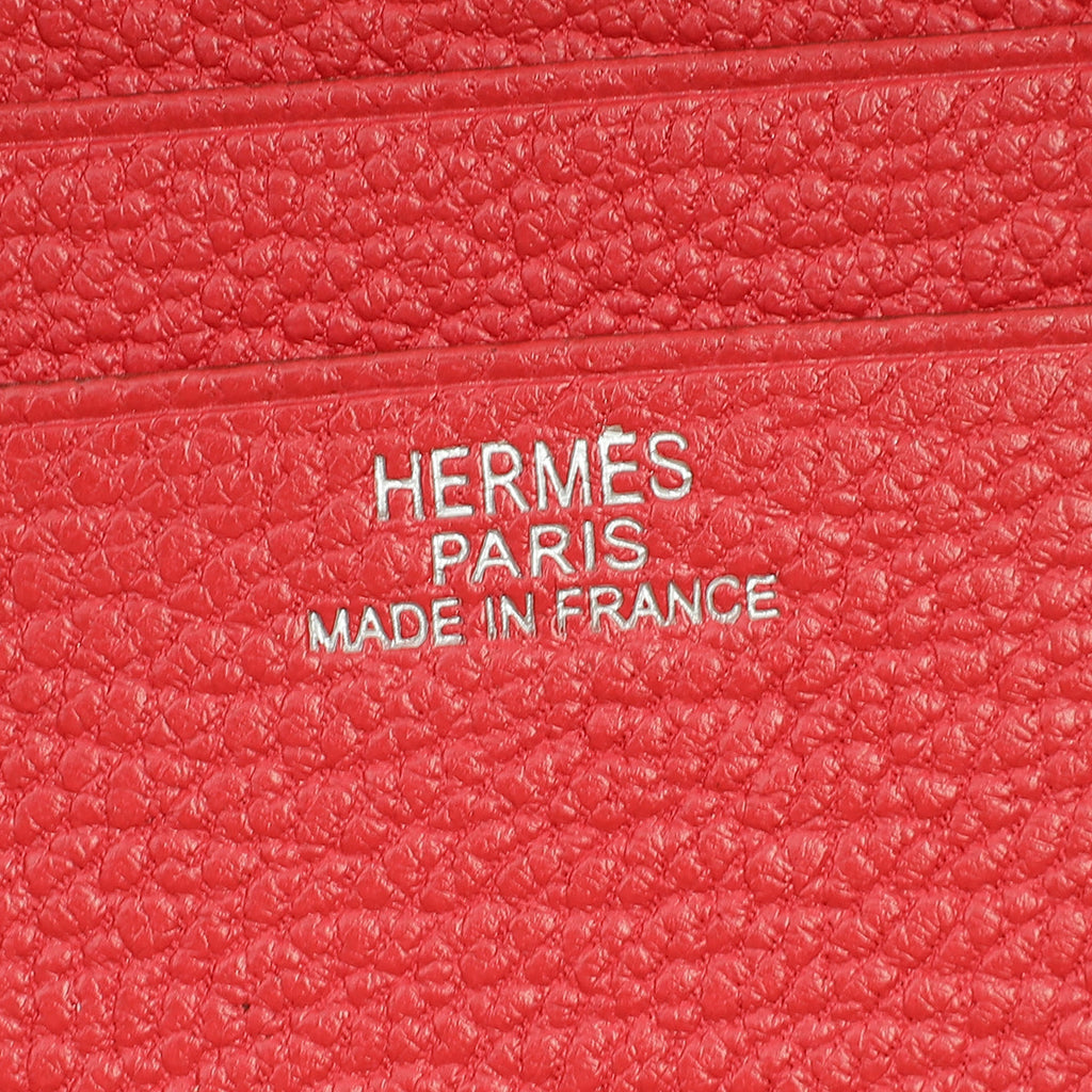 Hermes Bougainvillea Evelyne Card Wallet