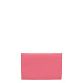 Hermes Rose Azalee Chevre Mysore Calvi Card Holder