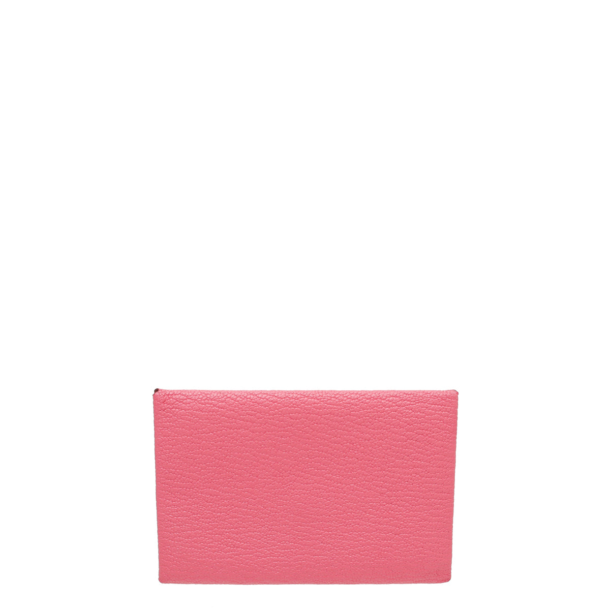 Hermes Rose Azalee Chevre Mysore Calvi Card Holder