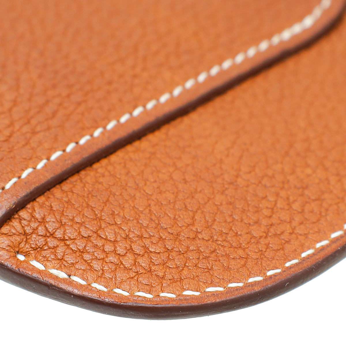 Hermes Gold Barenia Faubourg "Strap" PM Phone Case
