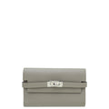 Hermes Gris Asphalt Kelly Classic Medium Wallet
