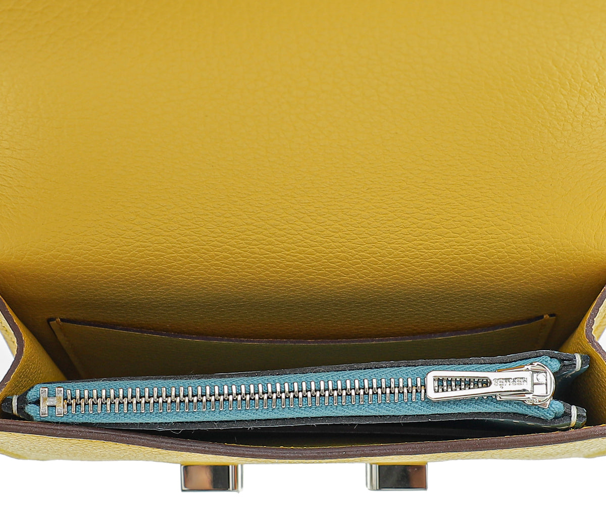 Hermes Bicolor Constance Verso Slim Evercolor Wallet