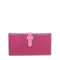 Hermes Cyclamen Bearn Wallet