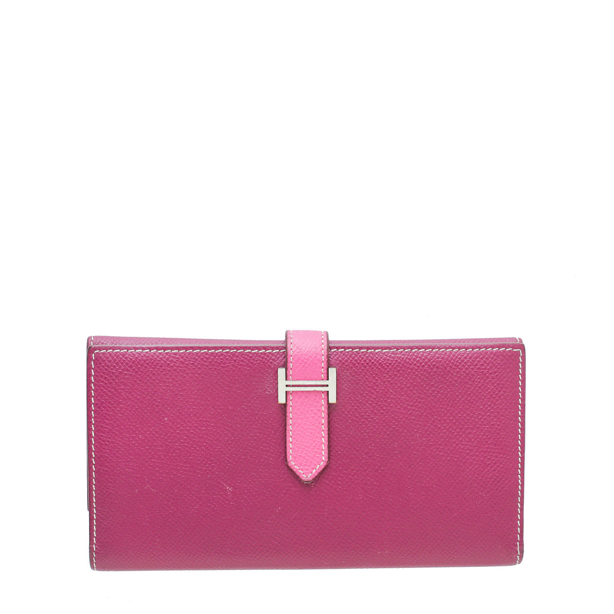 Hermes Cyclamen Bearn Wallet