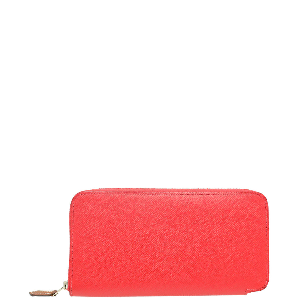 Hermes Bougainvillea Silk'In Classique Long Wallet