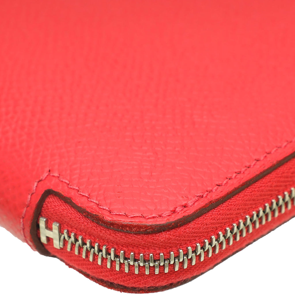 Hermes Bougainvillea Silk'In Classique Long Wallet
