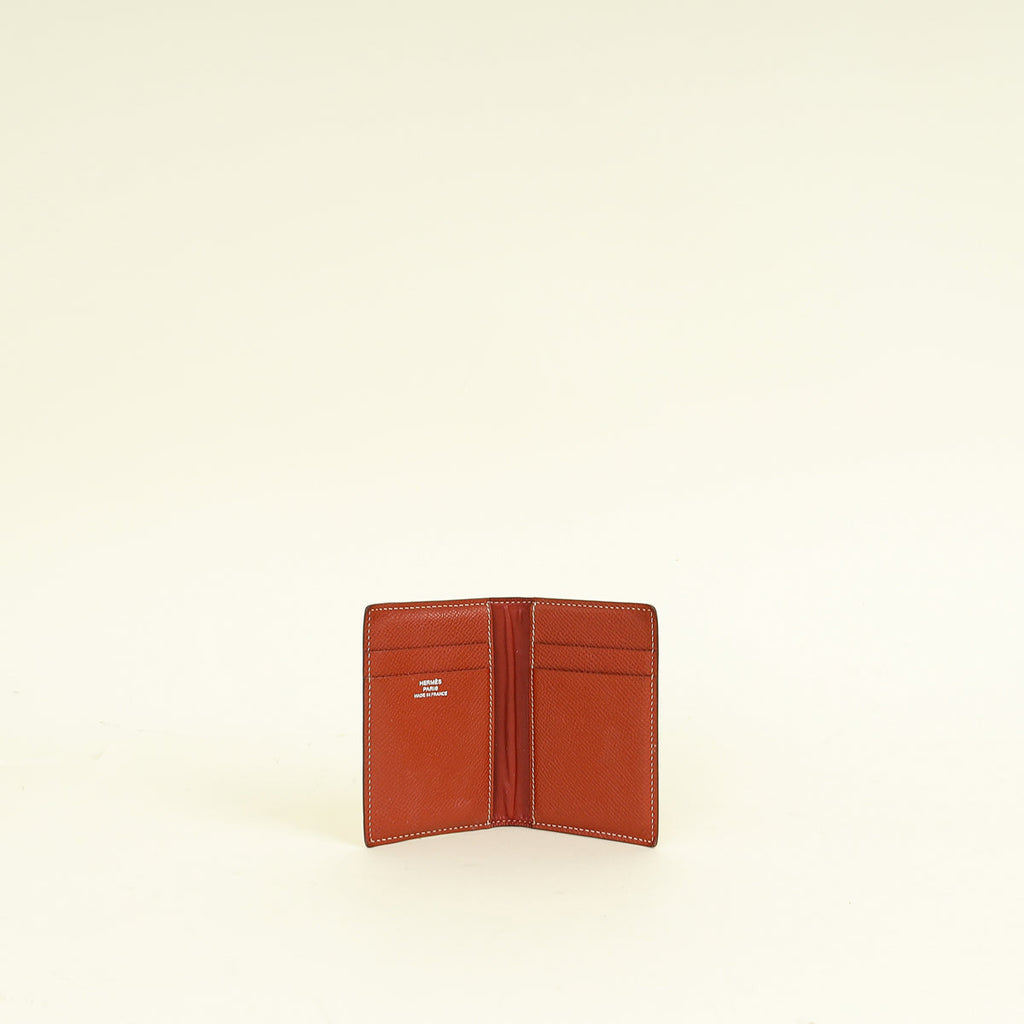 Hermes Cuivre MC² Euclide Card Holder