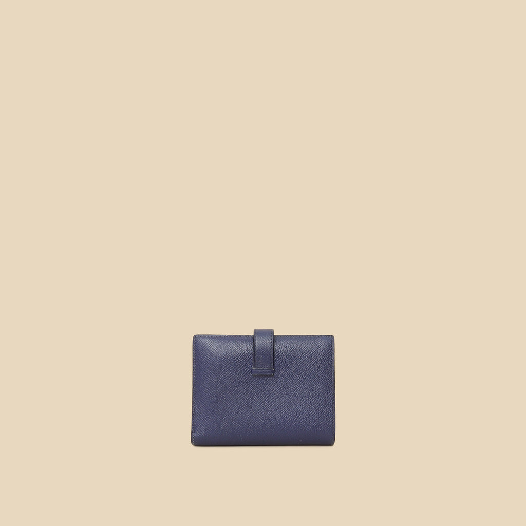Hermes Bicolor Bearn Verso Compact Wallet