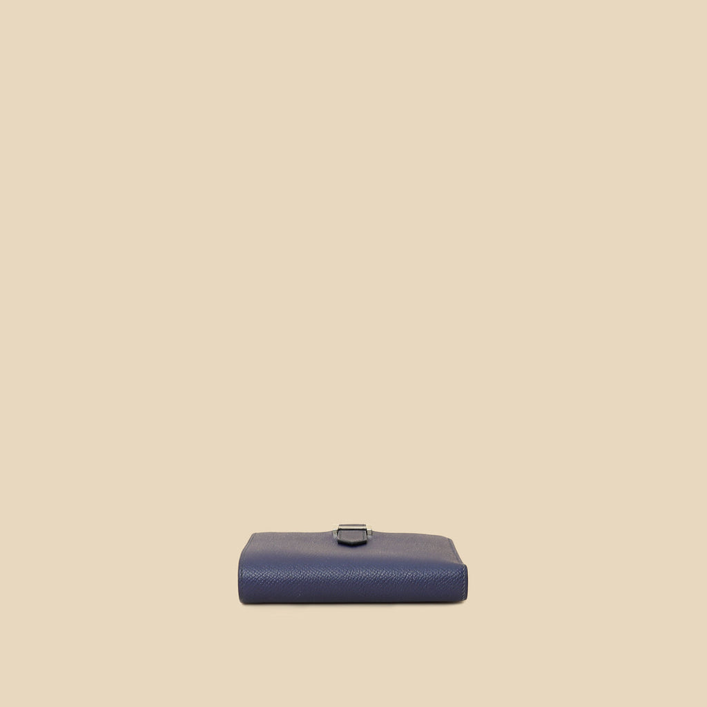 Hermes Bicolor Bearn Verso Compact Wallet