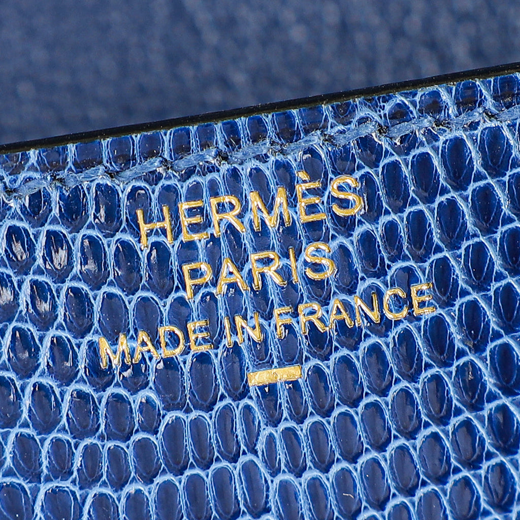 Hermes Blue Saphire Roulis Slim Wallet