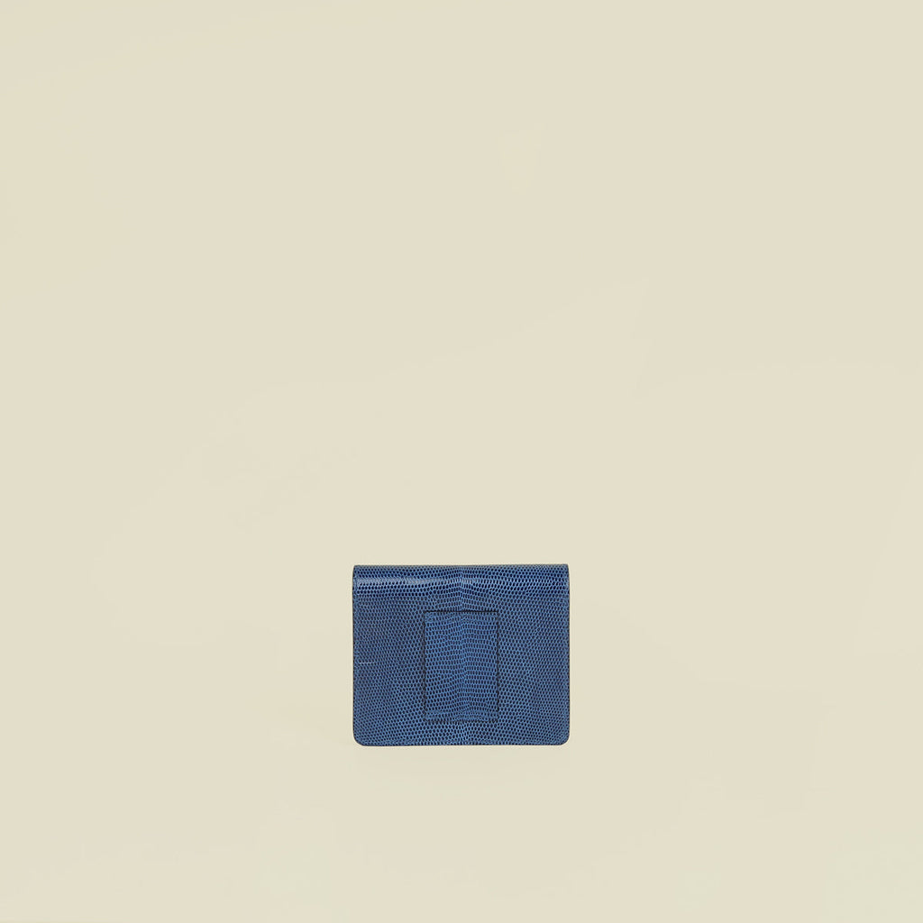 Hermes Blue Saphire Roulis Slim Wallet