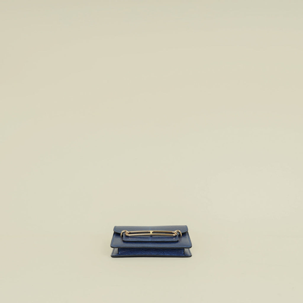 Hermes Blue Saphire Roulis Slim Wallet