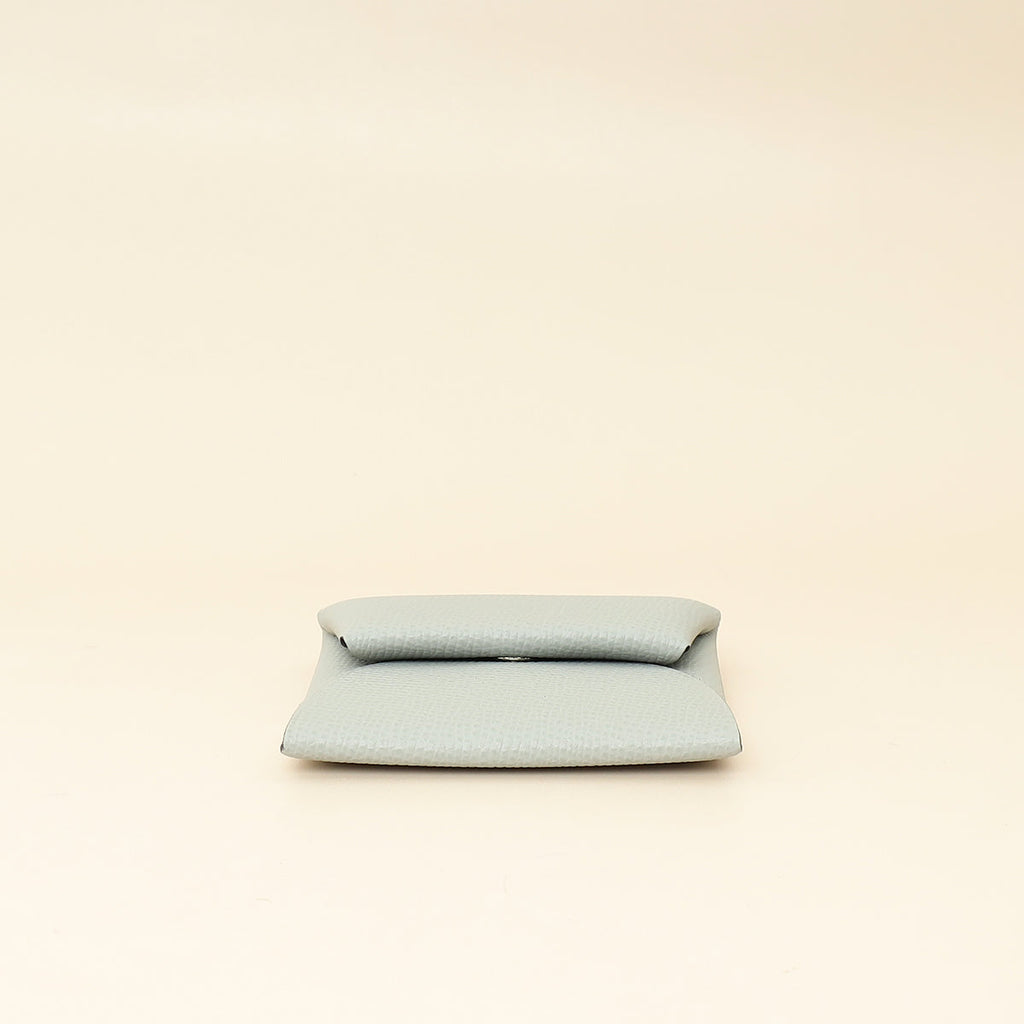 Hermes Bleu Glacier Bastia Change Purse