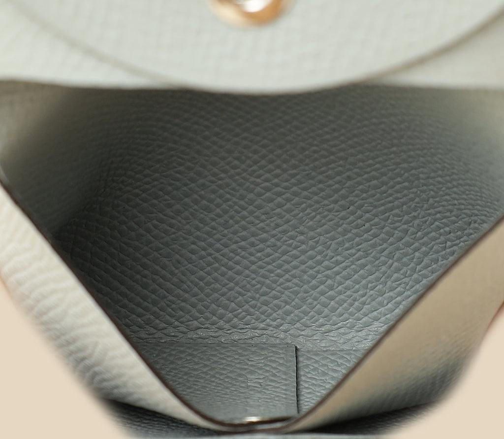 Hermes Bleu Glacier Bastia Change Purse