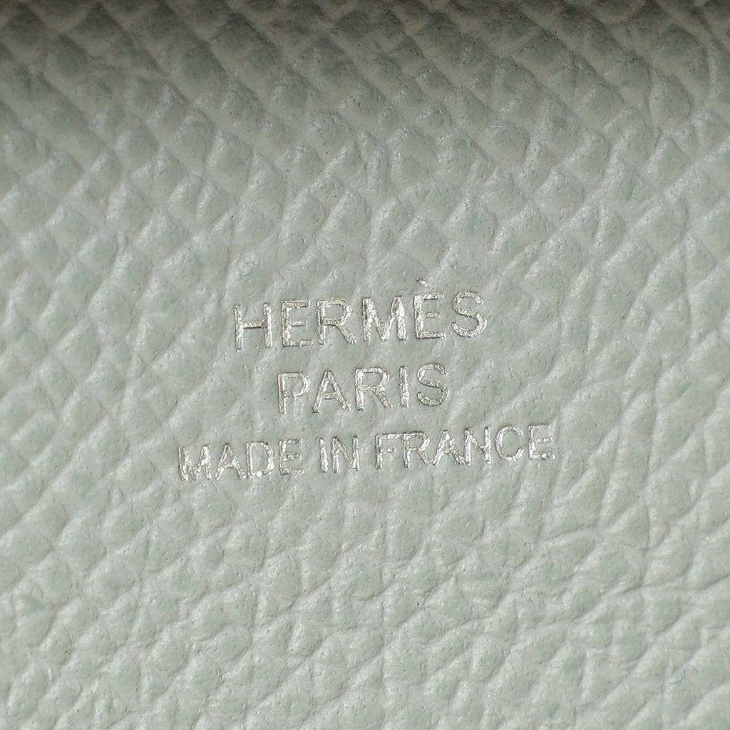 Hermes Bleu Glacier Bastia Change Purse