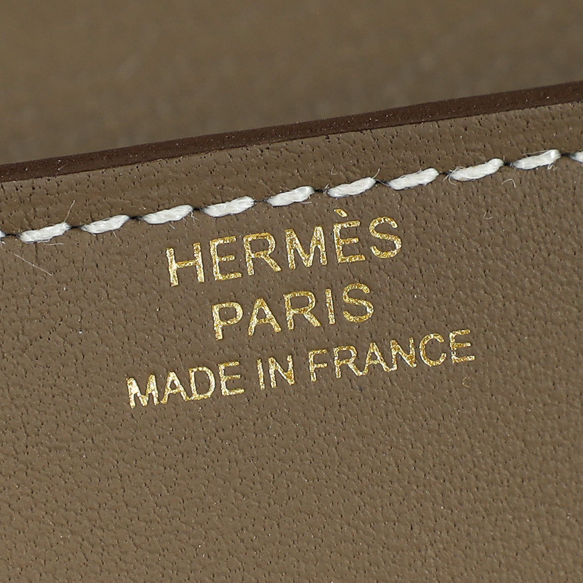 Hermes Etoupe Glenan Compact Wallet