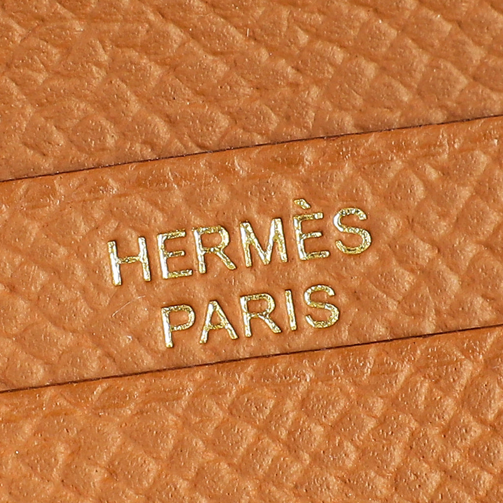 Hermes Gold Bearn Compact Wallet