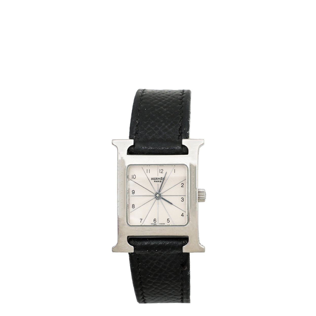 Hermes Stainless Steel Heure H Quartz Watch