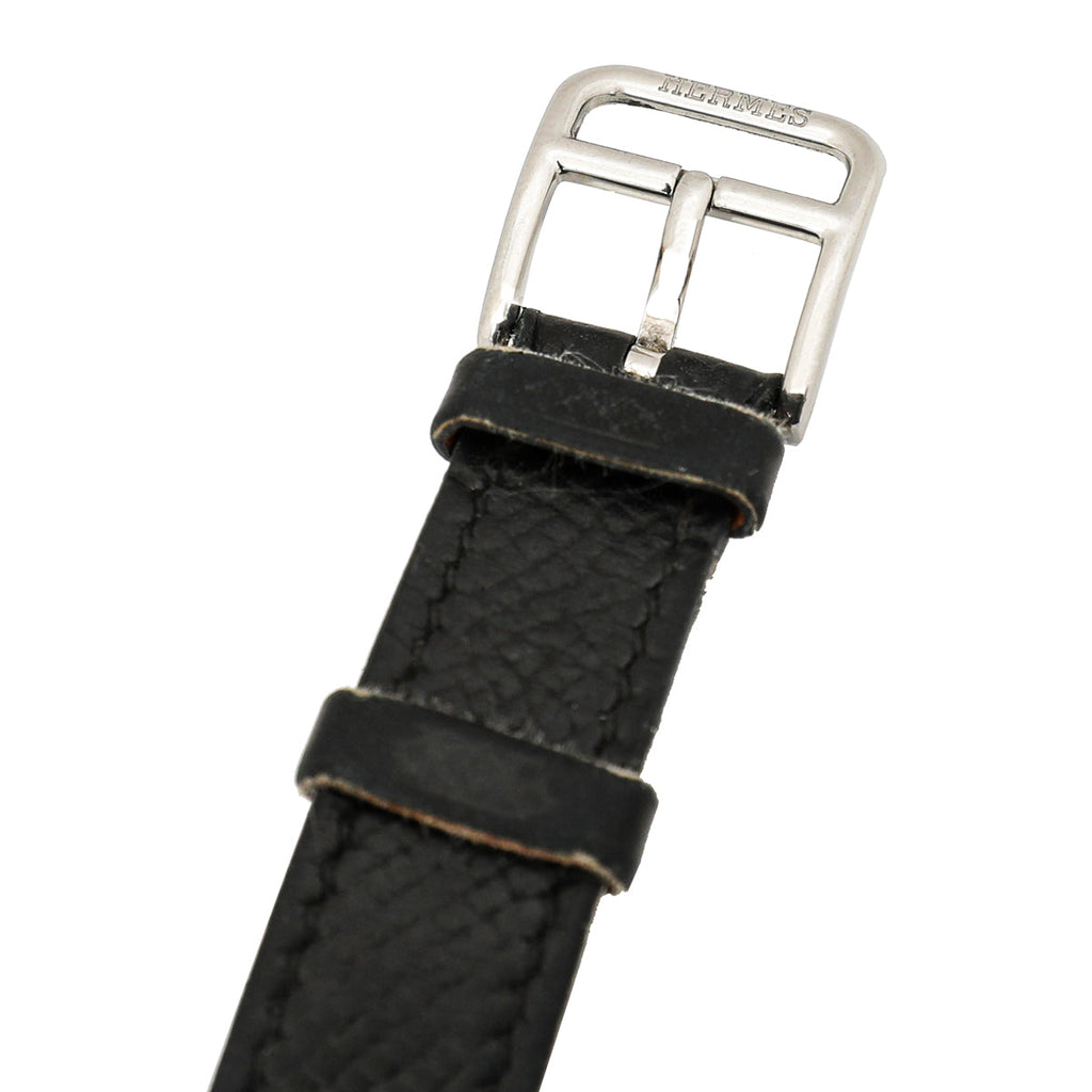 Hermes Stainless Steel Heure H Quartz Watch