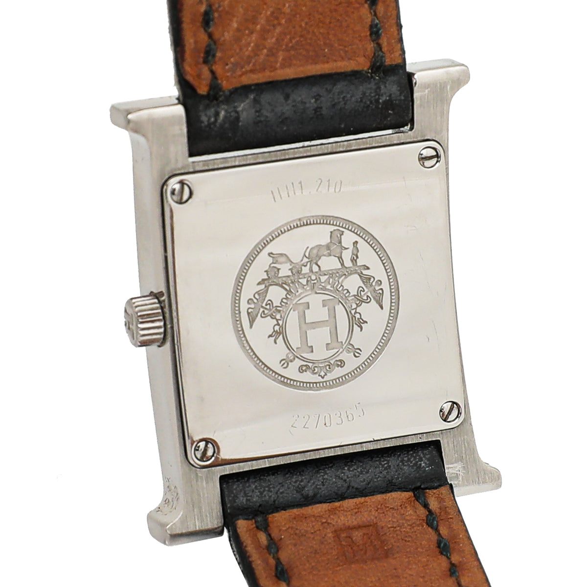 Hermes Stainless Steel Heure H Quartz Watch