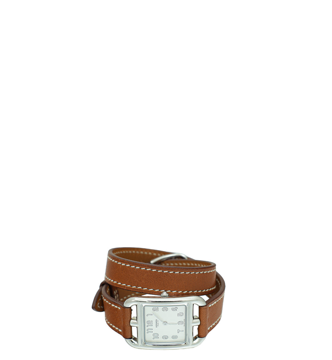 Hermes Stainless Steel Cape Cod 37mm Small Model Watch