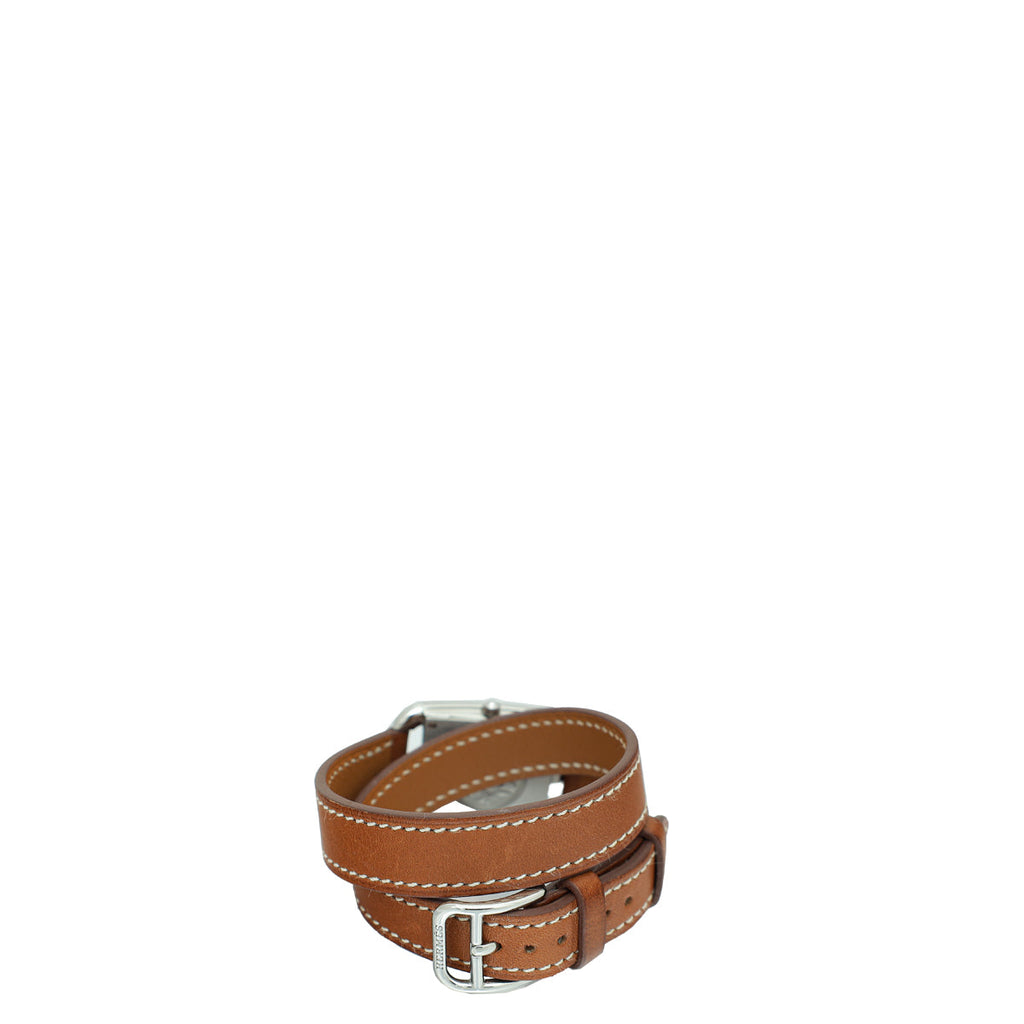 Hermes Stainless Steel Cape Cod 37mm Small Model Watch